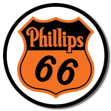 Phillips 66 Gas Tin Sign
