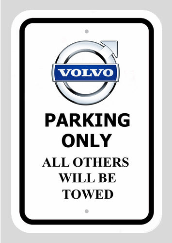Volvo Aluminium Parking Sign