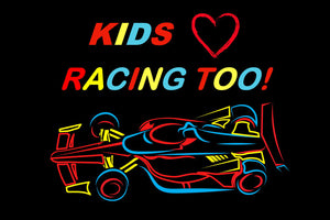 Kids Love Racing Banner